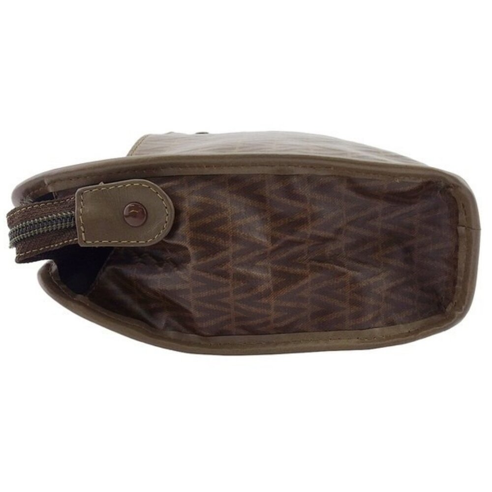 MARIO VALENTINO Clutch bag Brown gold Women Authentic secondhand